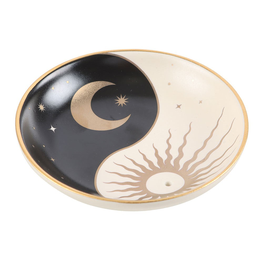 Yin Yang Ceramic Incense Holder