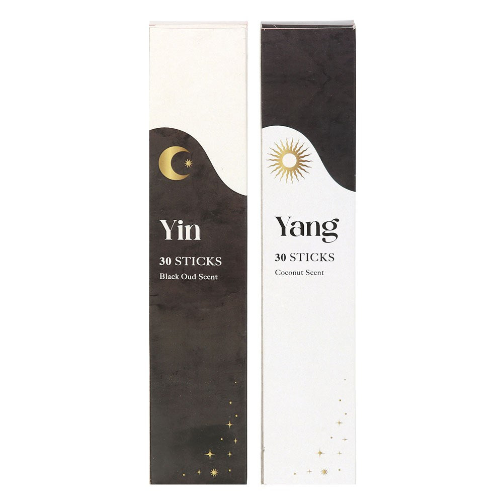 Pack of 2 Yin Yang Black Oud and Coconut Incense Stick Packs