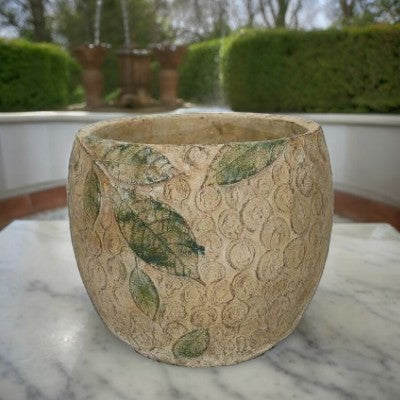Cement Beech Rustic Plant Pot
