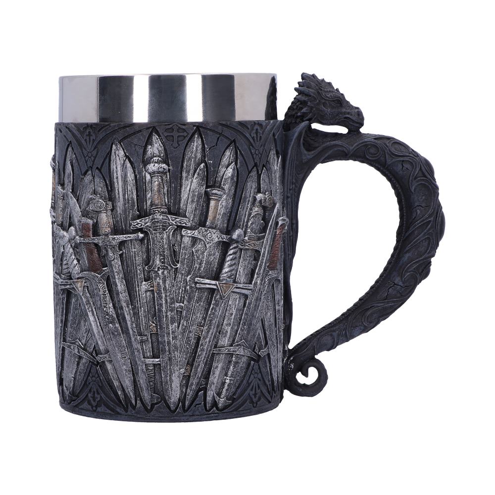 Medieval Sword Dragon Tankard 14cm