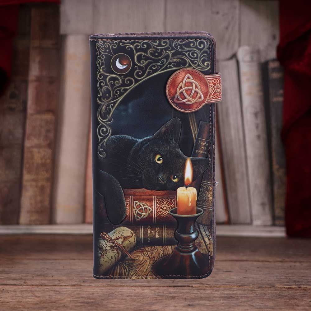 Lisa Parker Witching Hour Cat Witch Purse Black