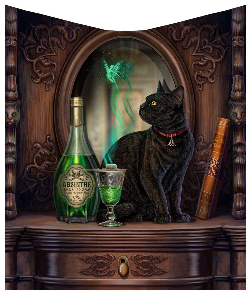 Lisa Parker Absinthe Green Fairy Blanket