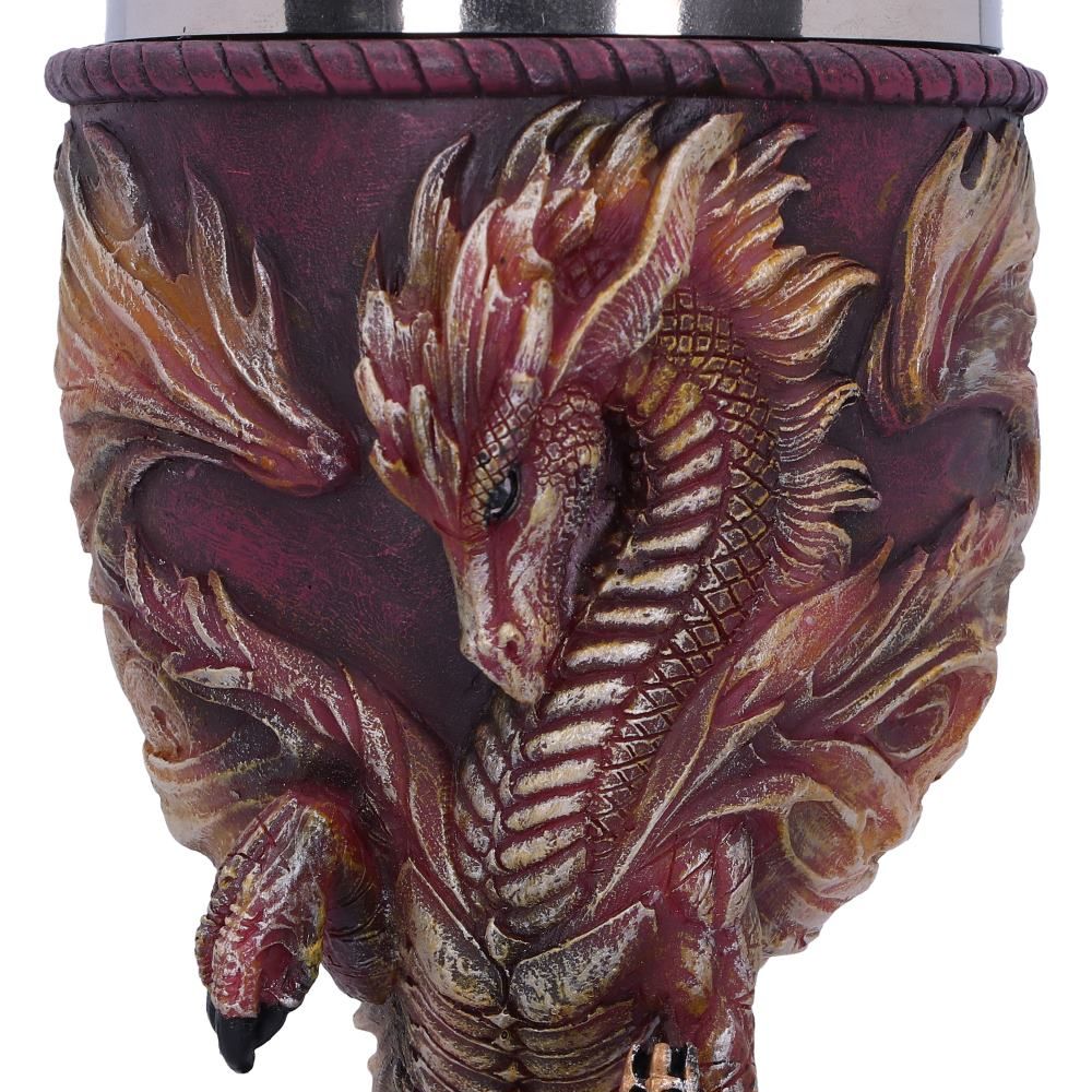 Flame Blade Goblet by Ruth Thompson 17.8cm
