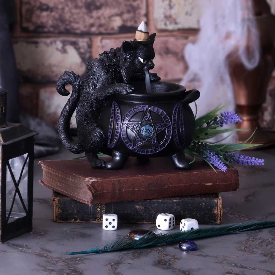 Spite's Cauldron Gothic Backflow Incense Burner 16.3cm