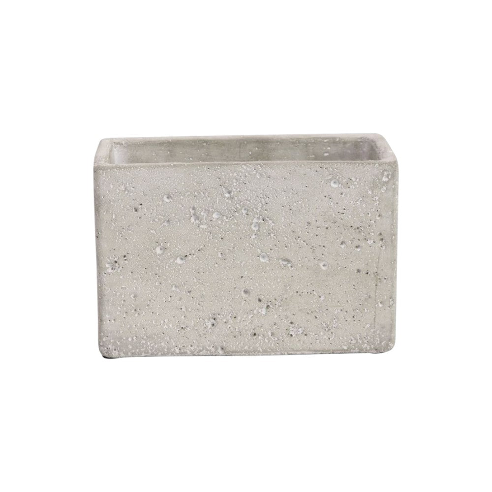 Tank Cement Plant Pot - 10.5cm