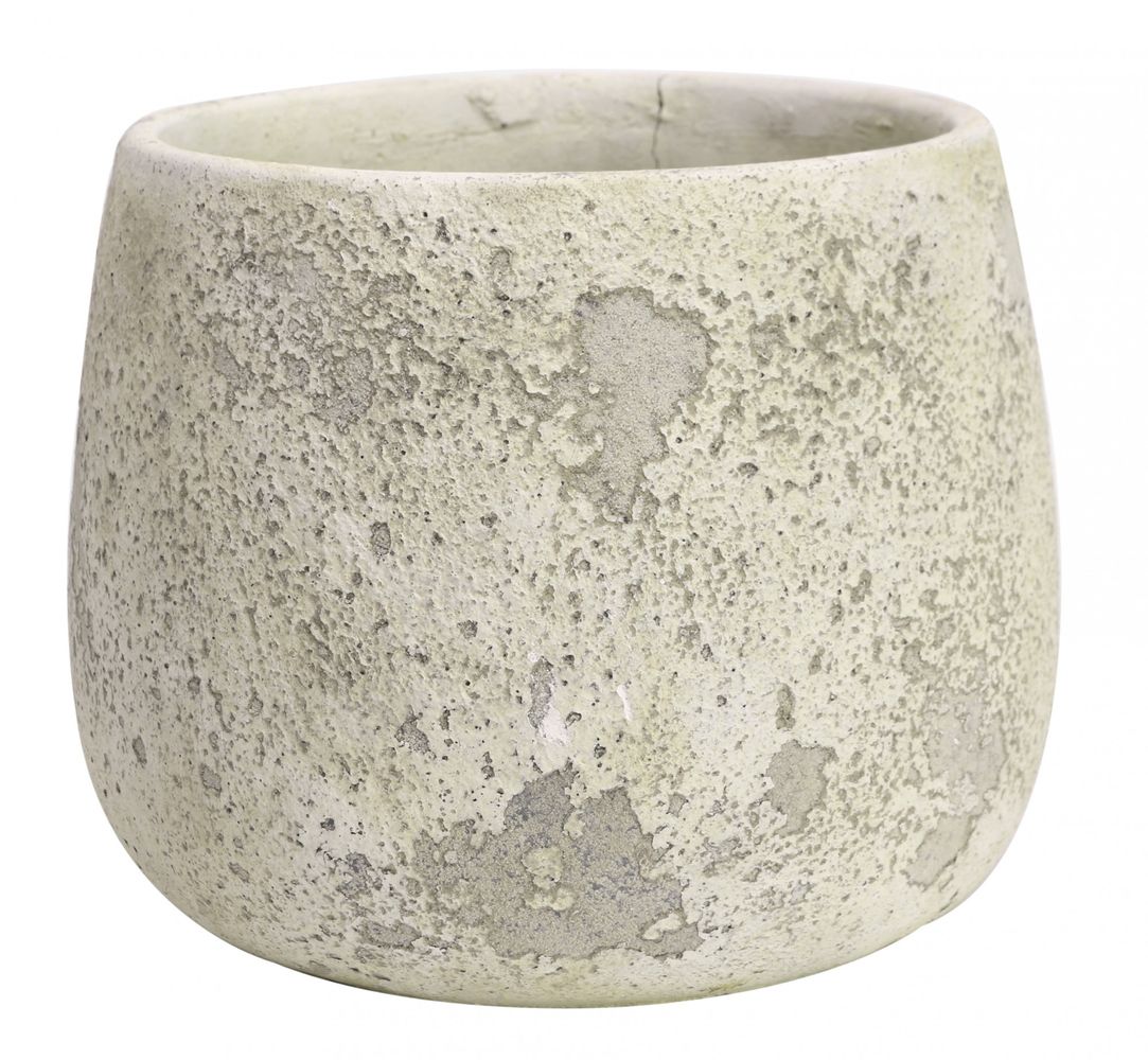 Aged Style Cement Plant Pot 21cm