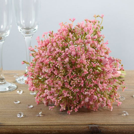 Artificial Gypsophila Bouquet Pink