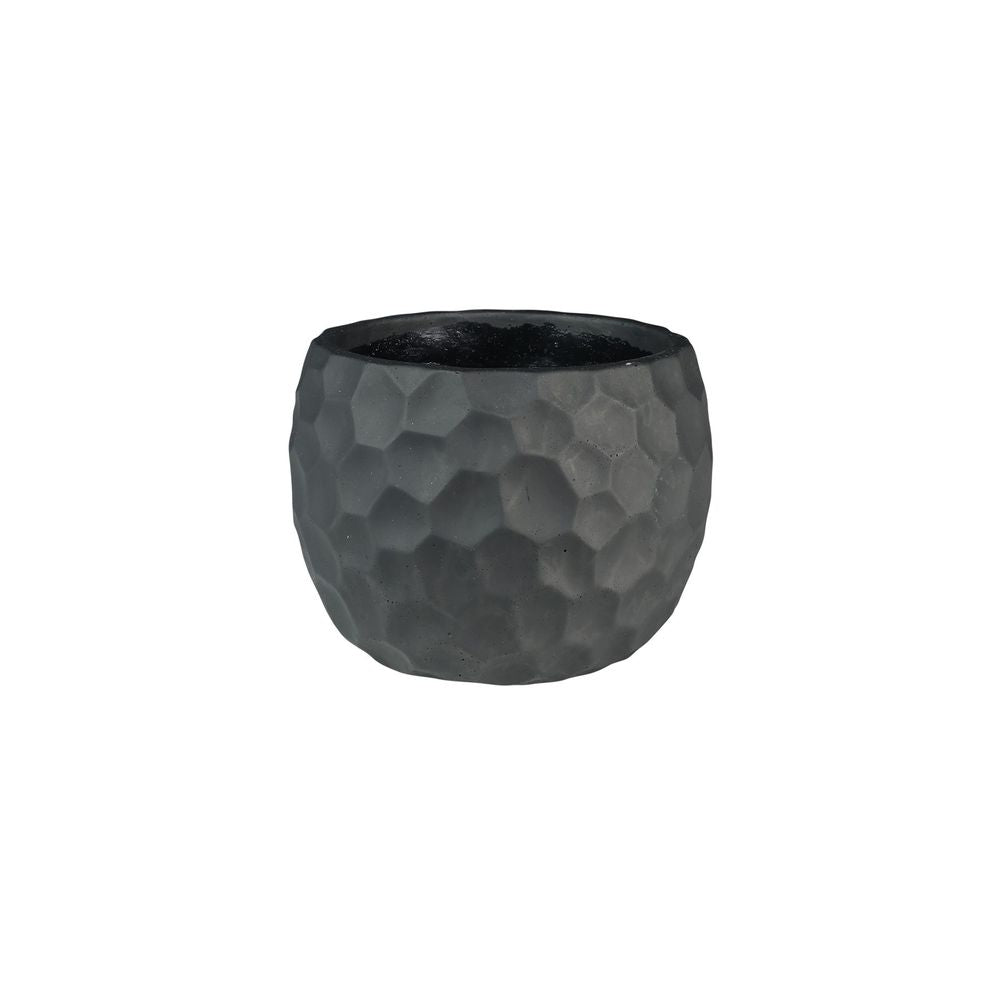 Black Honeycomb Plant Pot