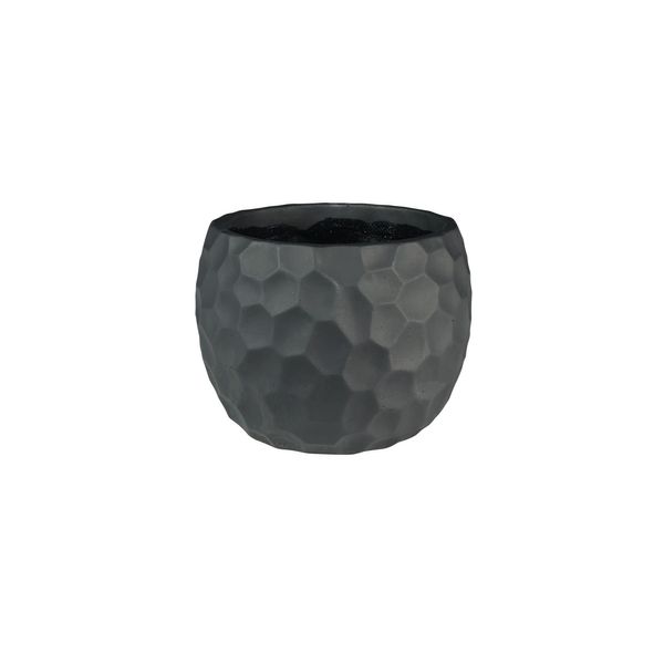 Black Honeycomb Plant Pot
