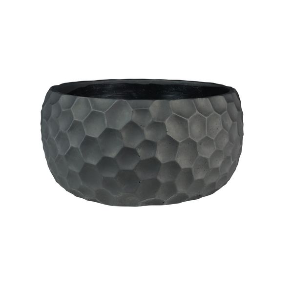 Black Honeycomb Plant Pot