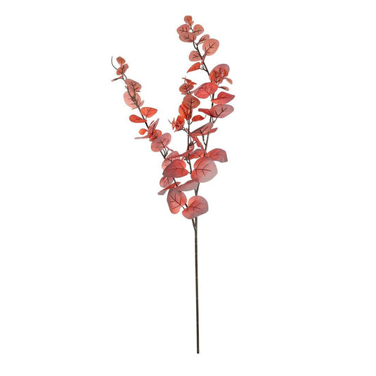 Artificial Red Eucalyptus Foliage Stem 100cm