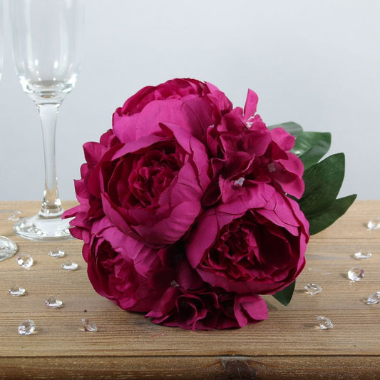 Artificial Arundel Romance Bouquet - Cerise