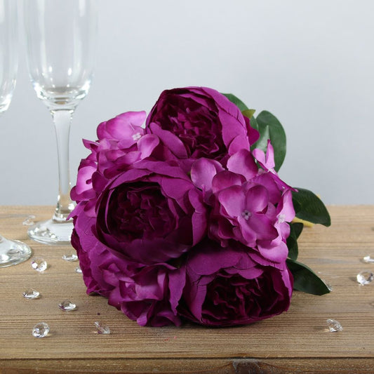 Artificial Arundel Romance Bouquet - Purple