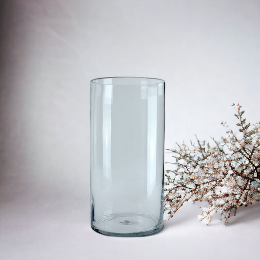 Glass Cylinder Vase 20 cm