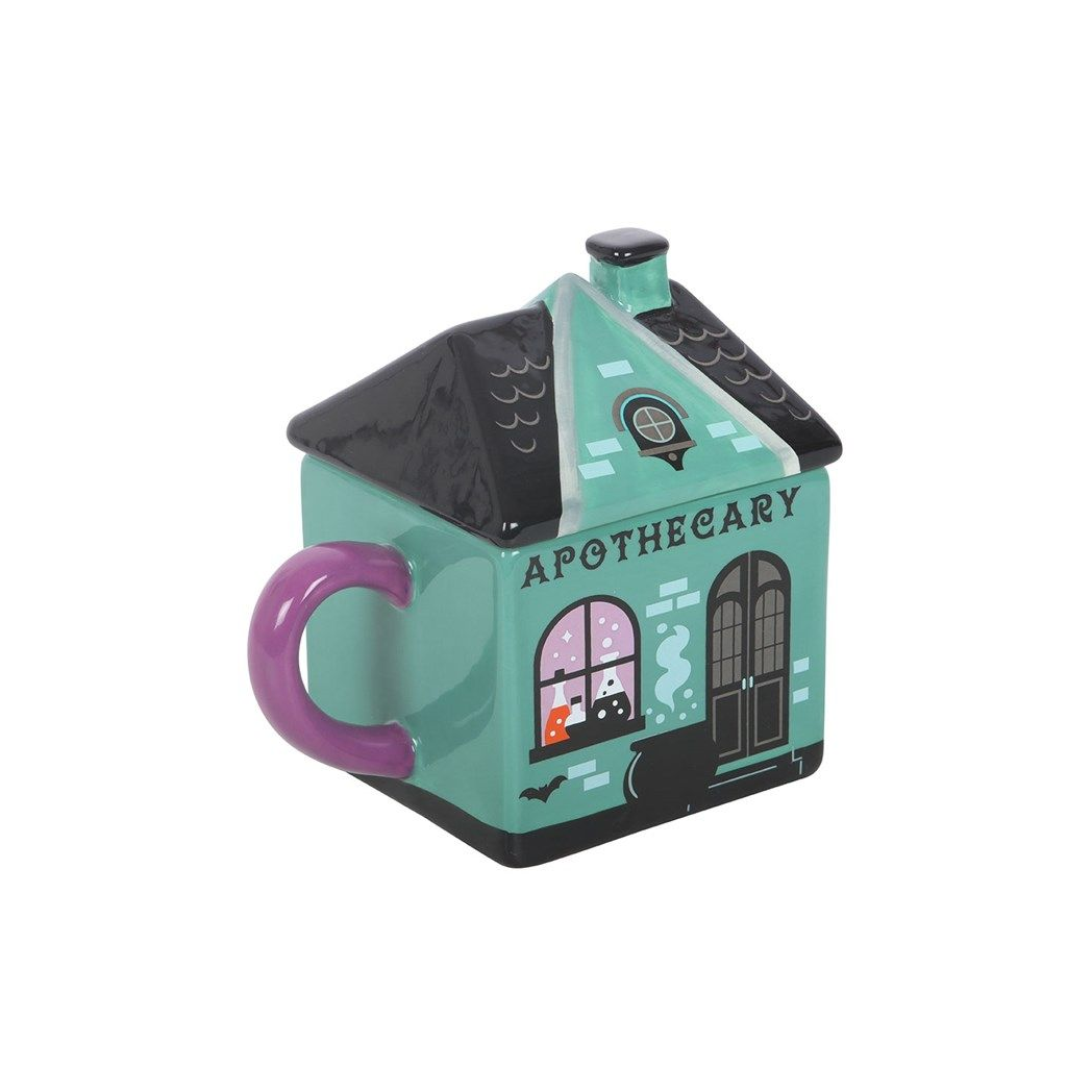 Apothecary Shop Lidded Mug