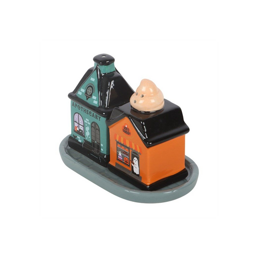 Spooky Street Salt and Pepper Shakers