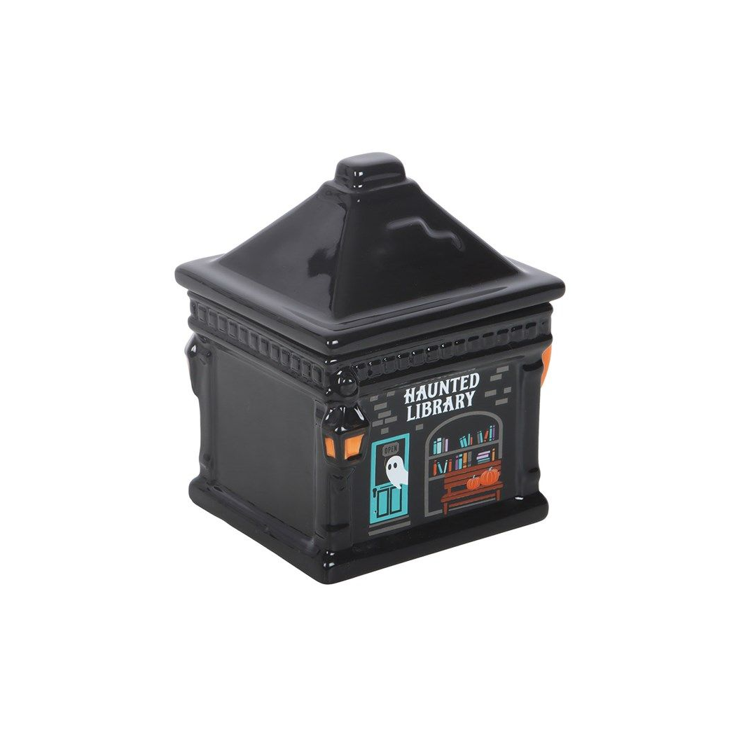 Haunted Library Lidded Mug