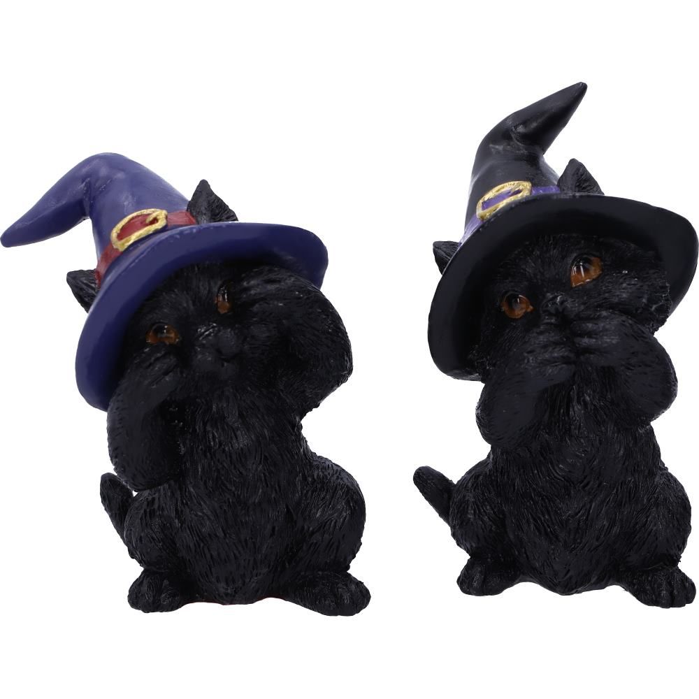 Three Wise Familiars See No Hear No Speak No Evil Black