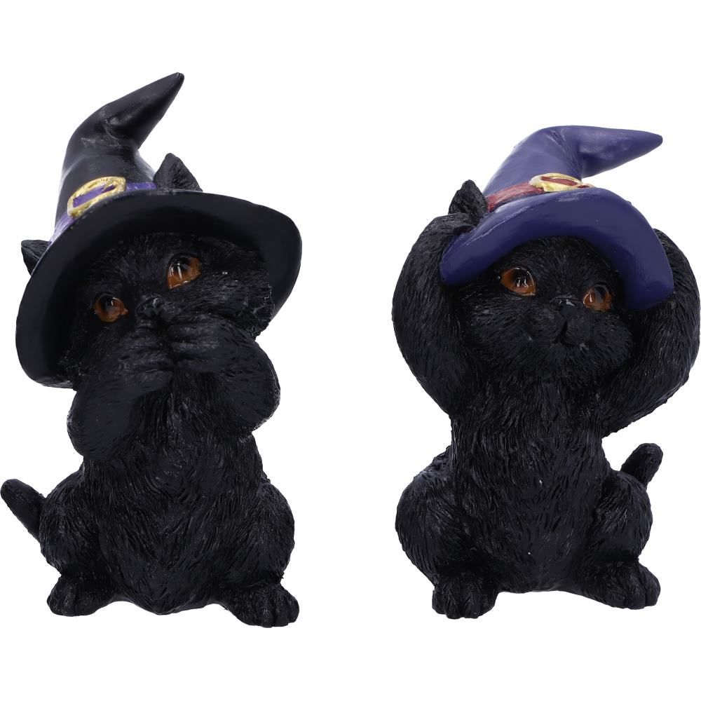 Three Wise Familiars See No Hear No Speak No Evil Black