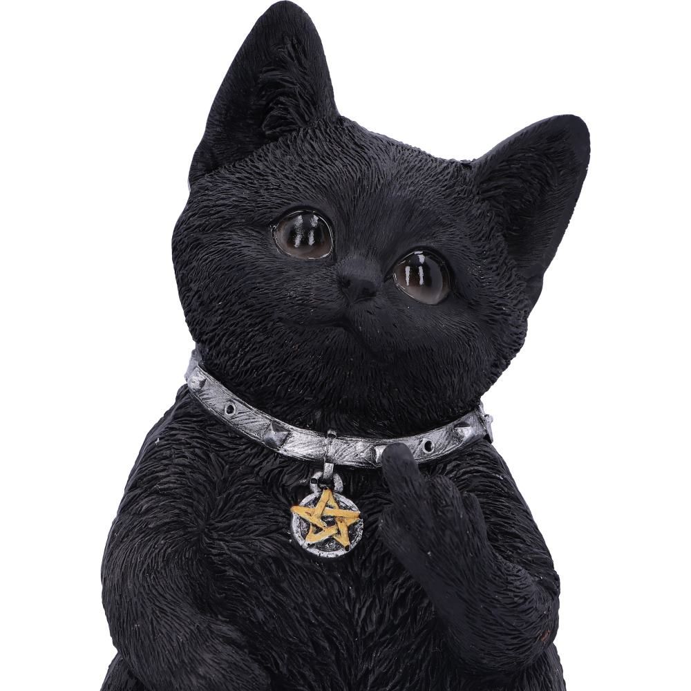 Cattitude Black Cat Figurine