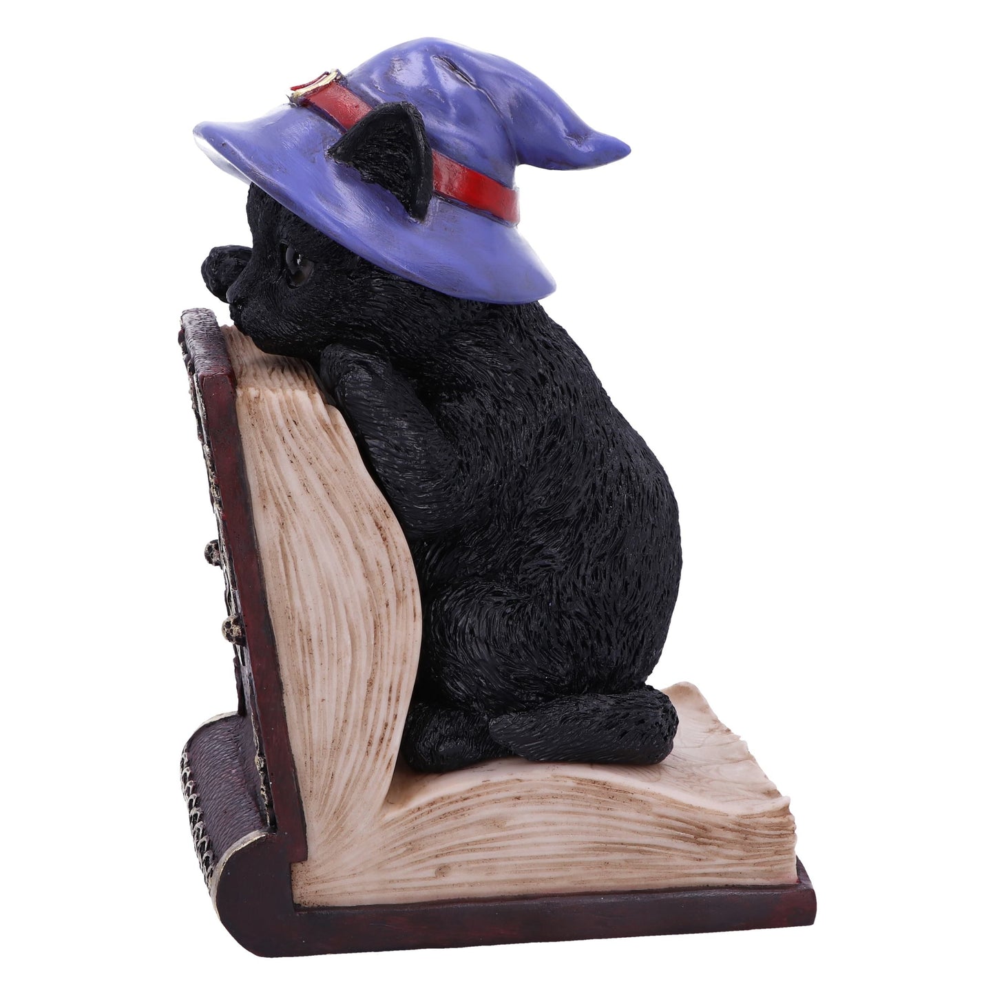 Peek-a-boo Witch Cat Bookend 24cm
