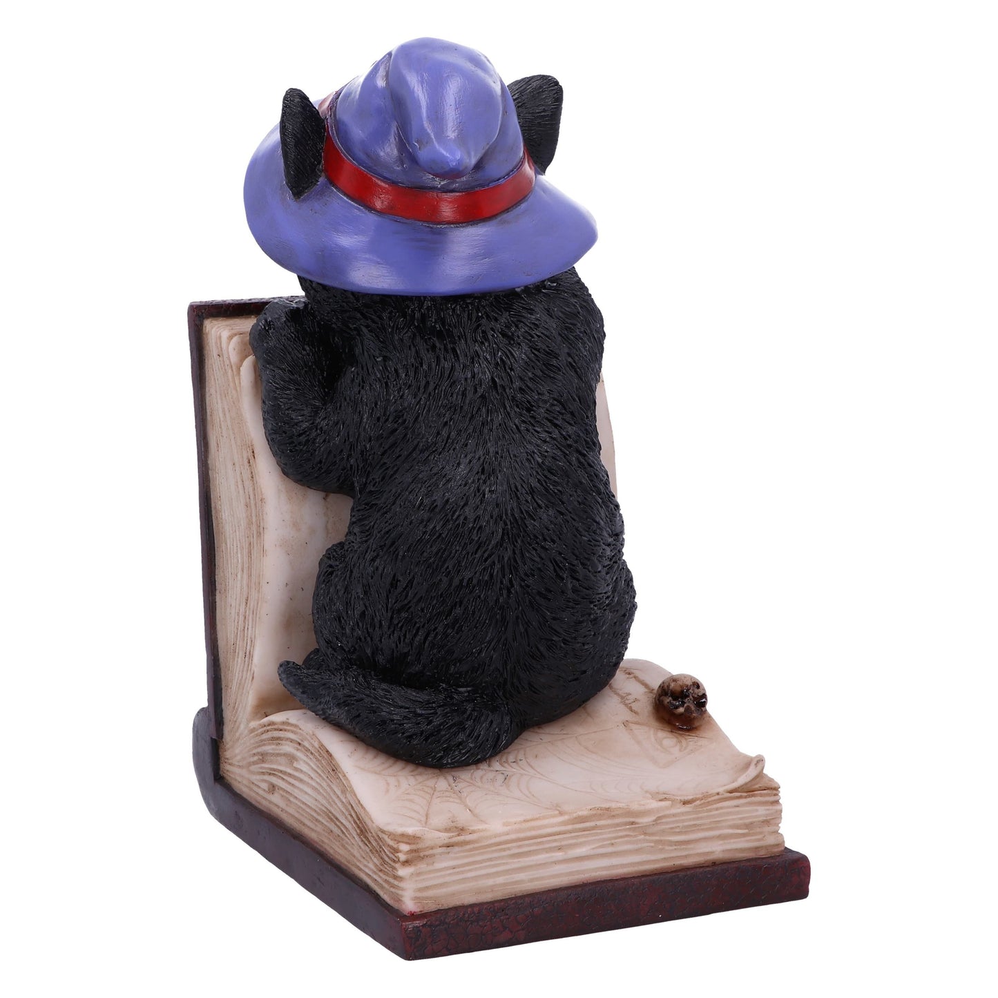 Peek-a-boo Witch Cat Bookend 24cm