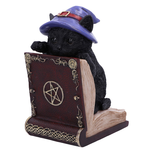 Peek-a-boo Witch Cat Bookend 24cm