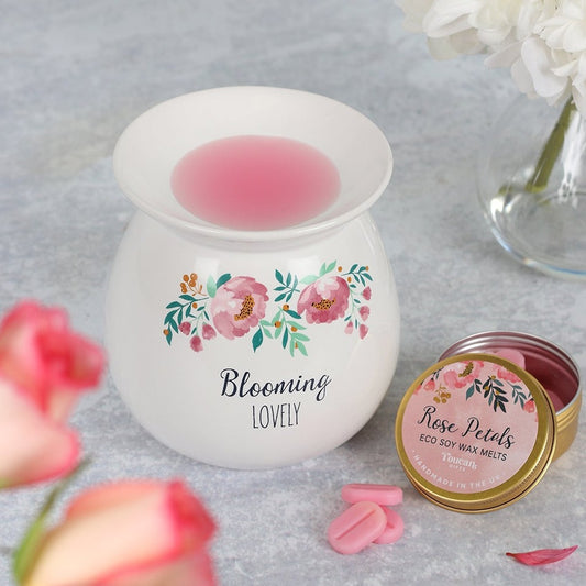 Wax Melt Burner Gift Set - Blooming Lovely