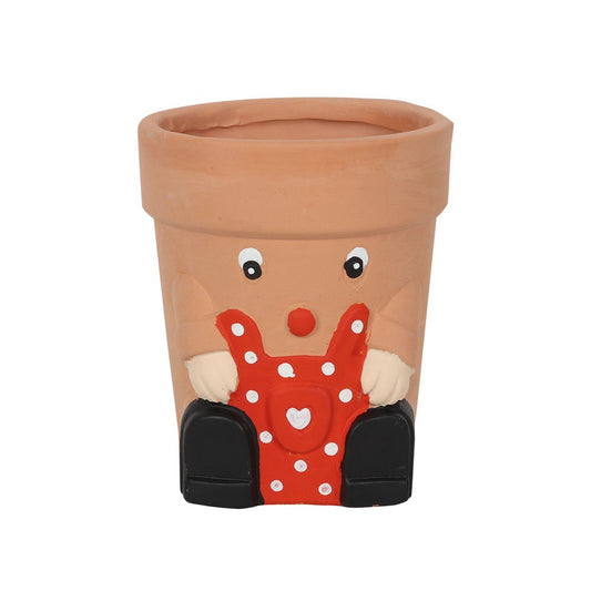 Terracotta Red Pot Lady