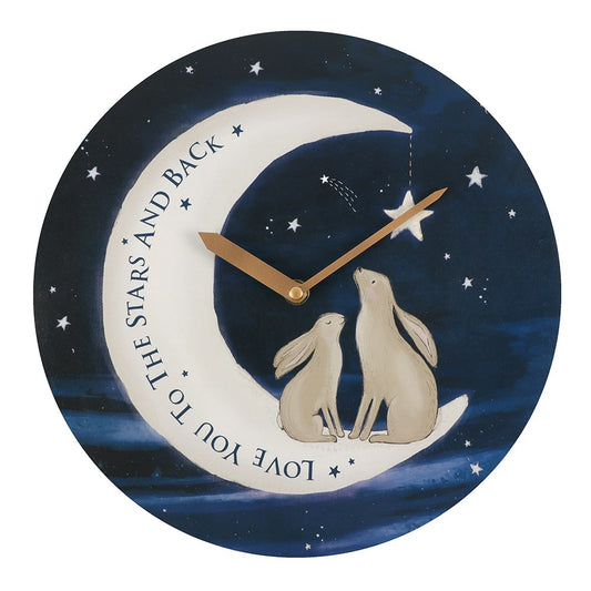 "Love you to the stars and back" Wall Clock