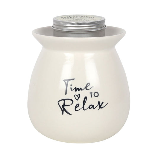 Time to Relax Wax Melt Burner Gift Set