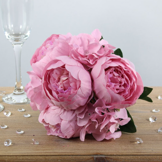 Artificial Arundel Romance Bouquet - Dusky Pink