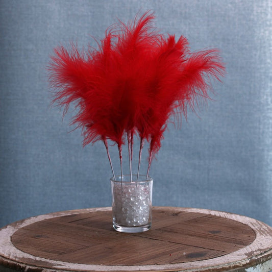 Fluff Feathers Red (6 Pack)