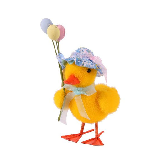 Easter Duckling With Balloons