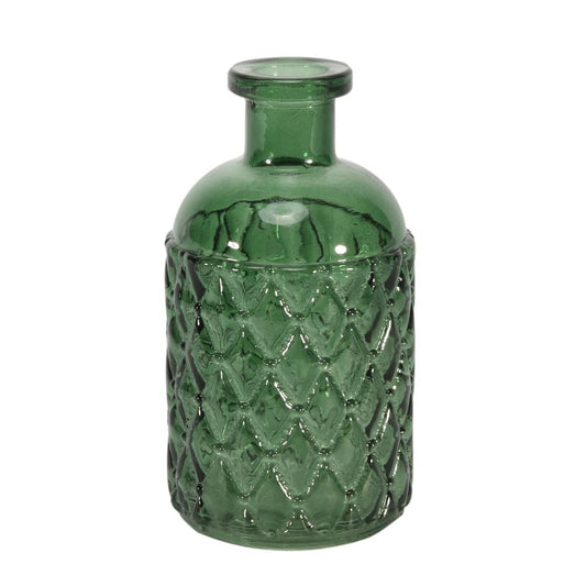 Green Glass Display Bottle