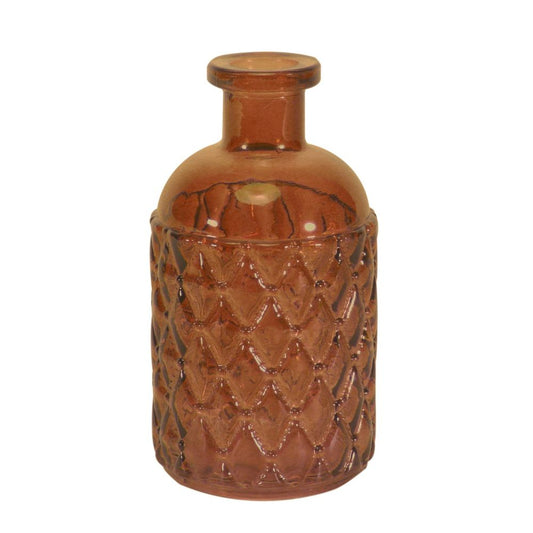 Honey Brown Glass Display Bottle