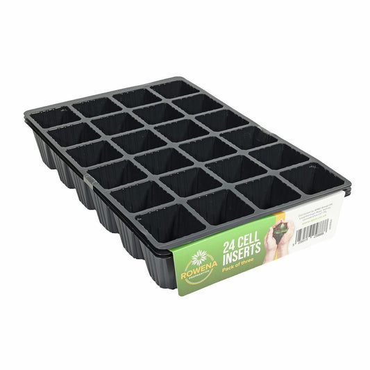 Seed Trays - 24 Cell Inserts Pack of 3