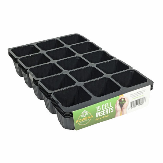Seed Trays - 15 Cell Inserts Pack of 5