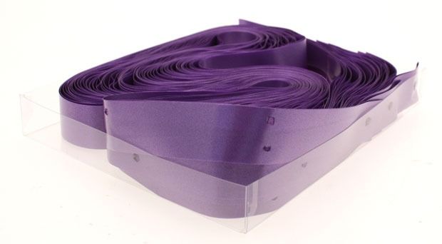Pack of 30 Purple Pull Bow Ribbon 31mm
