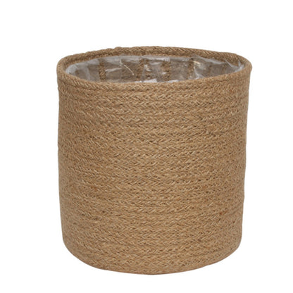 Natural Jute Braided Rope Basket