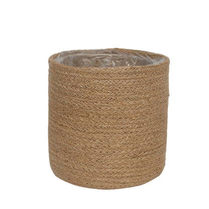 Natural Jute Braided Rope Basket