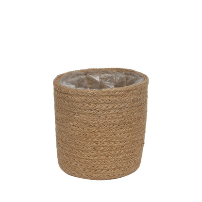 Natural Jute Braided Rope Basket