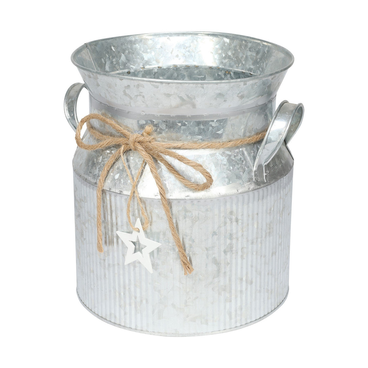Zinc Milk Churn - Perfect for Flowers, Plants & Rustic Décor