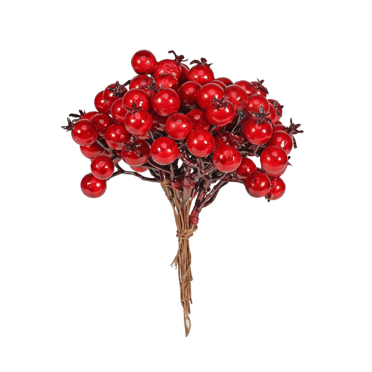 Artificial Red Berry Bunch