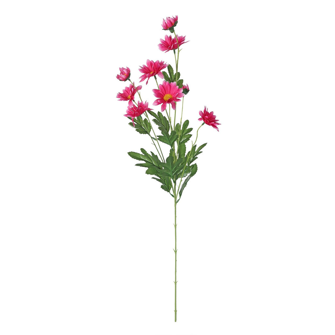 Artificial Cerise Silk Wild Daisy Spray 84cm