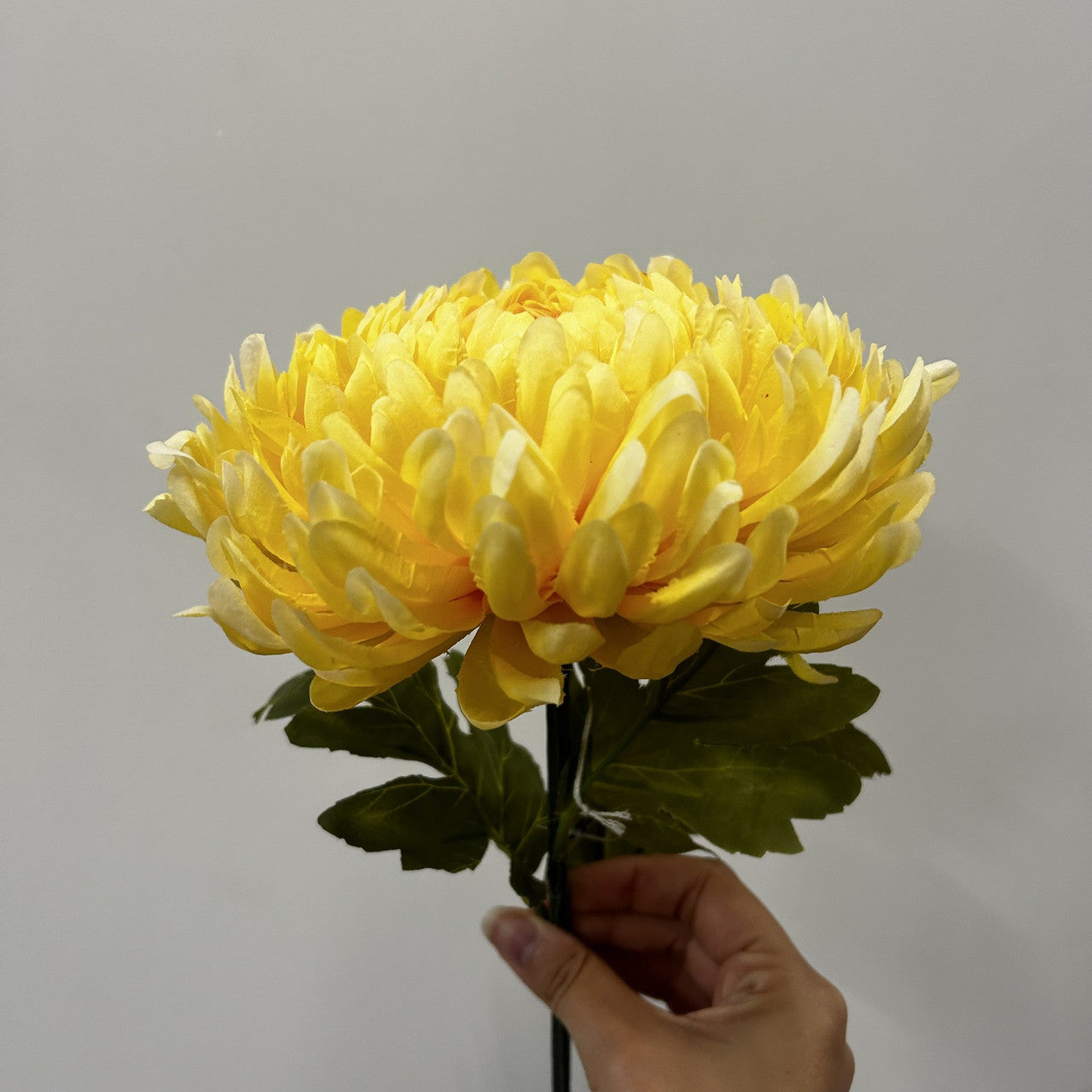 Artificial Chrysanthemum Yellow 73cm