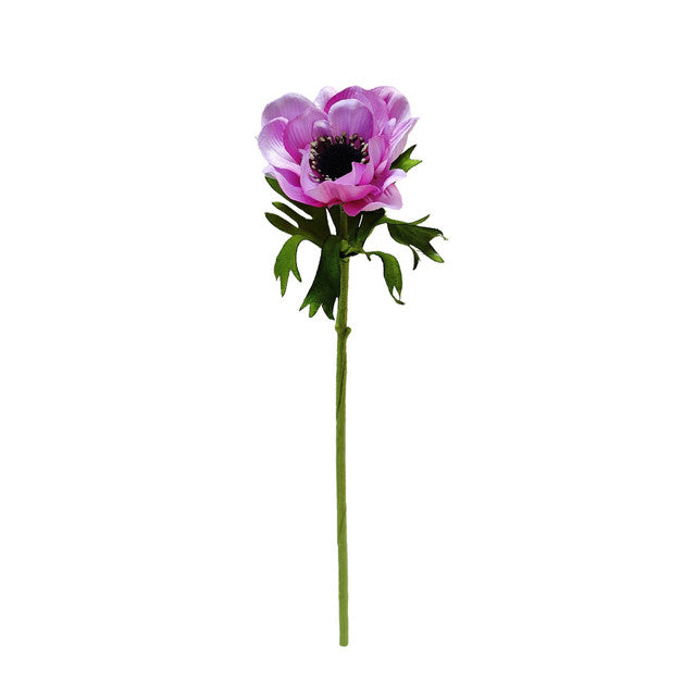 Artificial Pink Botanica Anemone Stem 42cm