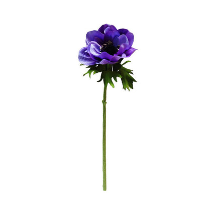 Artificial Purple Botanica Anemone Stem 42cm