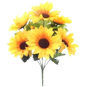 Artificial Sunflower Bunch 30cm