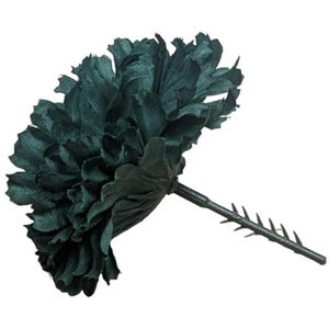 Pack of 6 Artificial Carnation Picks - Green